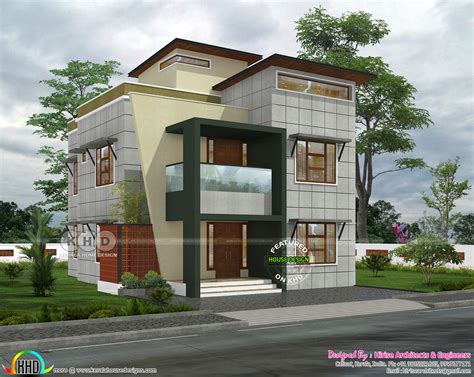 Low budget house design ₹20 lakhs 1300 sq-ft - Kerala Home Design and ...