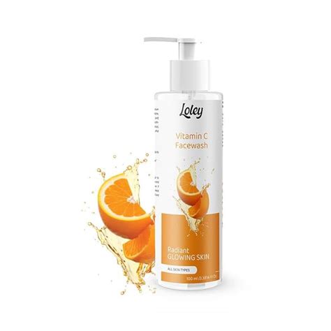 Loley Vitamin C Face Wash For Radiant Glowing Glass Skin With Korean ...