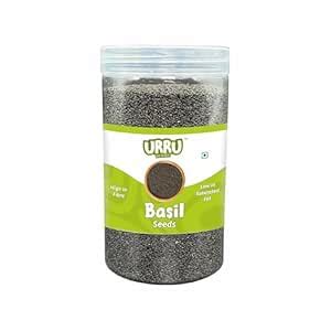 URRU Basil Seeds 500 Gm - Raw Sabja seeds for Enhance Skin & Hair ...