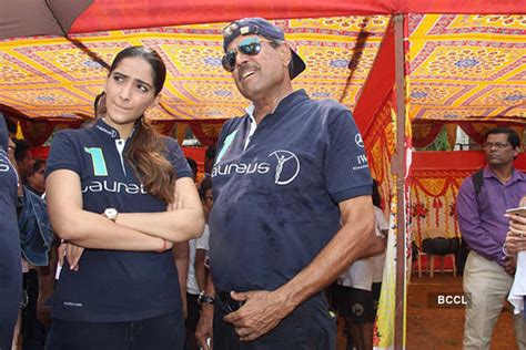 Kapil Dev and Sonam Kapoor attend the Magic Bus event held in Mumbai on ...