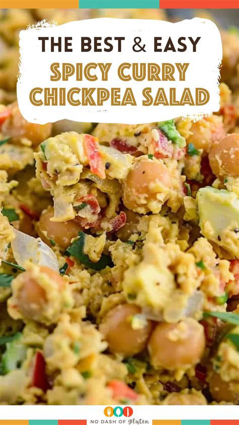 Spicy Curry Chickpea Salad