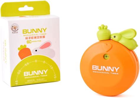 Buy Golandstar Cute Cartoon Bunny Timers 60 Minutes Mechanical Kitchen ...