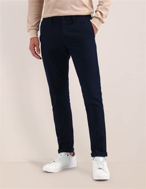 Austin Slim Fit Solid Trousers – U.S. Polo Assn. India