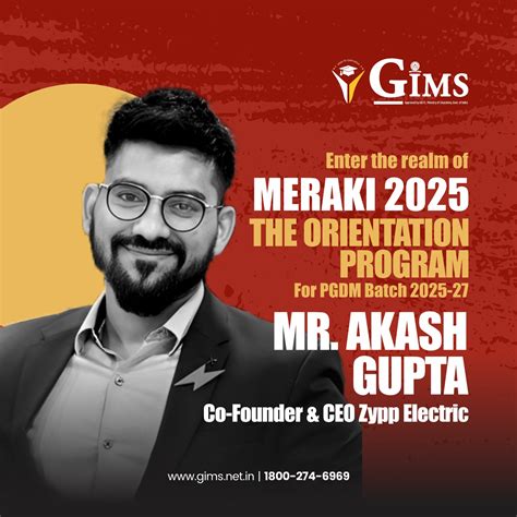 MERAKI 2025: Akash Gupta Guest Reveal | Best PGDM College | GIMS