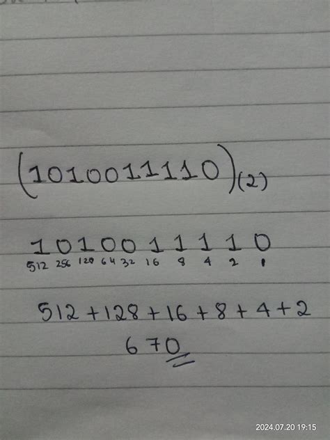 convert (1010011110)2=( )2 - Brainly.in