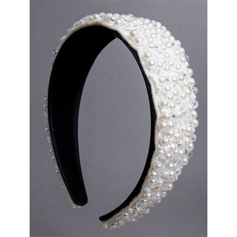 Buy Odette White Stoneware Hair Band Online