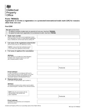 Fillable Online Fillable Online ipo gov Form TM26(N) (pdf 242Kb) - UK ...
