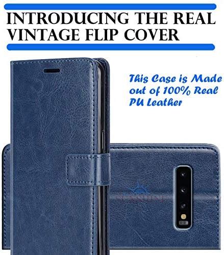 SUNSHINE® Leather flip Case Compatible with Samsung Galaxy s10 | Inside ...