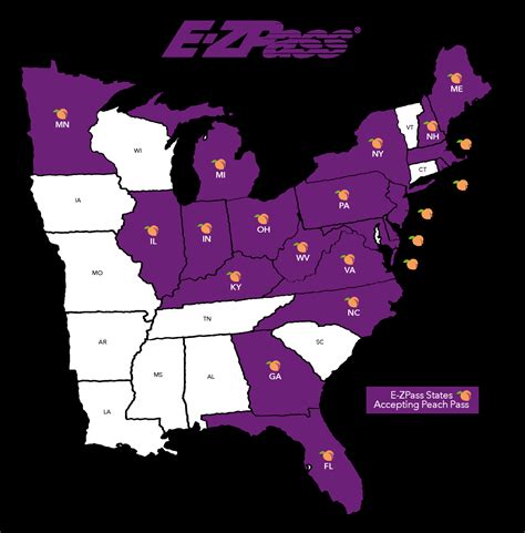 Peach Pass & E-ZPass | Seamless Toll Payments Across States - Peach ...
