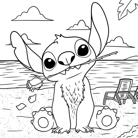 5 Free Printable Lilo and Stitch Coloring Pages - TheToyZone