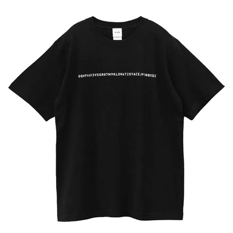 KLON Tshirts SERIAL NUMBER ONE LINES BLACK | Tシャツ