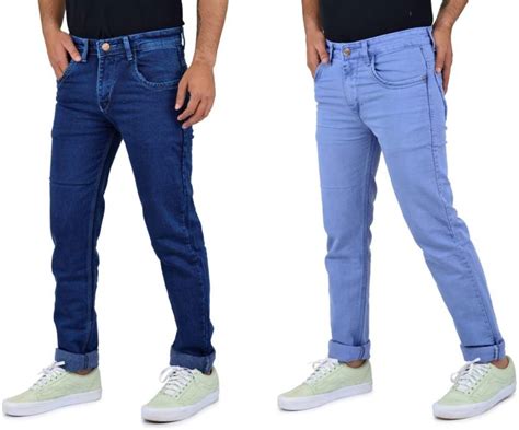 OS Jeans Regular Men Dark Blue, Light Blue Jeans - Buy OS Jeans Regular ...