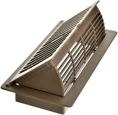 Imperial 4-inch x 10-inch Tan Plastic Pop Up Louvered Floor Register ...