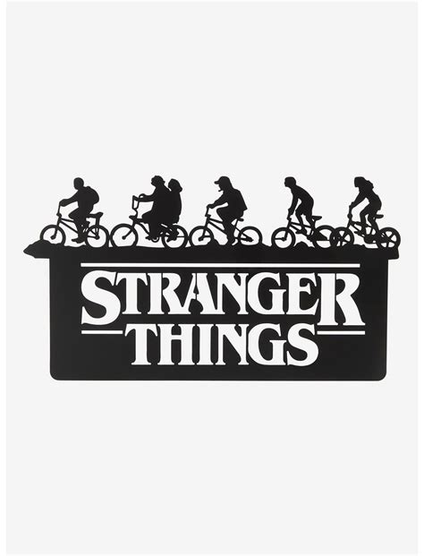 Stranger Things Silhouettes Metal Wall Art - BoxLunch Exclusive | BoxLunch