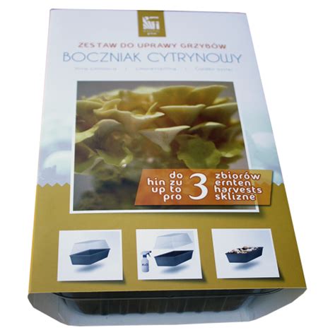Zestaw do uprawy grzybów – Boczniak cytrynowy – 3 l Exotic Grow Sklep ...