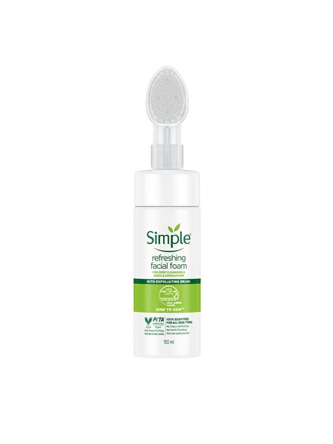 Simple Kind To Skin Refreshing Facial Foam for Sensitive Skin - 150 ml ...