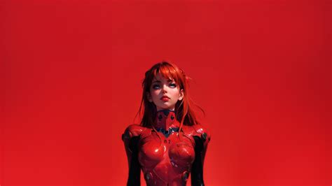 3840x2160 Asuka Langley Soryu Minimal Red 5k 4K ,HD 4k Wallpapers ...