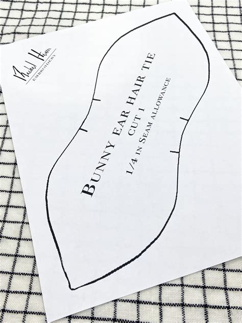 Image result for Printable Scrunchie Pattern