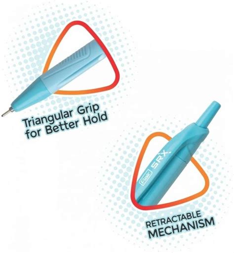 SRX 40 Blue, 10 Black Ball Pen Price in India - Buy SRX 40 Blue, 10 ...