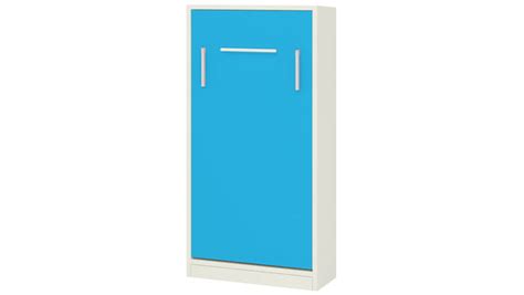 Adona Mystica Murphy Wall-Folding Single Bed With Long Wooden Handle ...