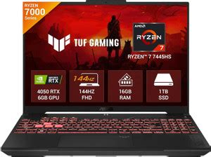 ASUS TUF Gaming A16 (2025) AMD Ryzen 7 Hexa Core 7445HS - (16 GB/1 TB ...