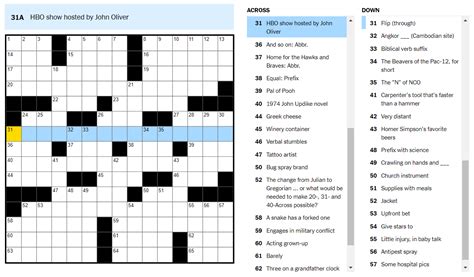 Crossword Puzzles Seattle Times at Isabelle Bloch blog
