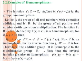 Defination and Examples of Homomorphism and Subgroups 的图像结果