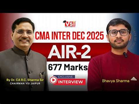 VSI Jaipur Results in CA Foundation, Inter & Final