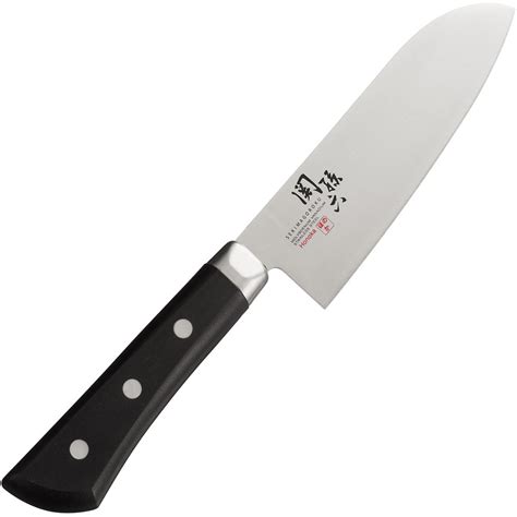 Kai Honoka Dimple Stainless Steel Santoku Knife, 1-Piece, Black ...