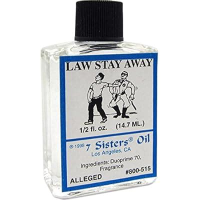 Buy 7 Sisters Of New Orleans Perfumed Anointing Oil - LAW STAY AWAY 1 ...