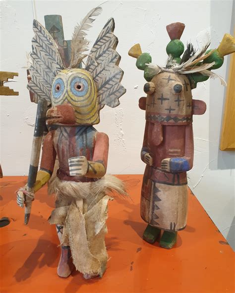 Hopi Craftsmen - Group of Eight Native North American Hopi Katsina ...