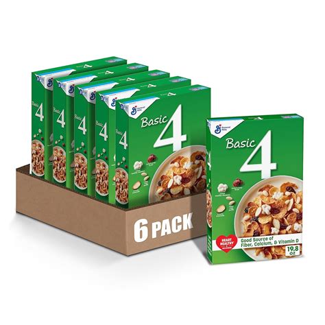 Basic 4 – Cereal para desayuno multigrano buena fuente de fibra tamaño ...