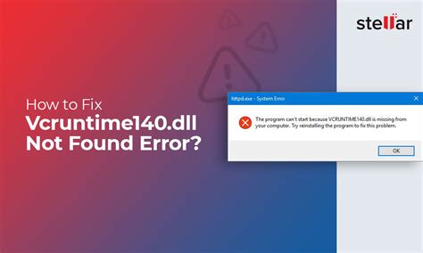 Image result for How to Fix Error Vcruntime140.dll Not Found