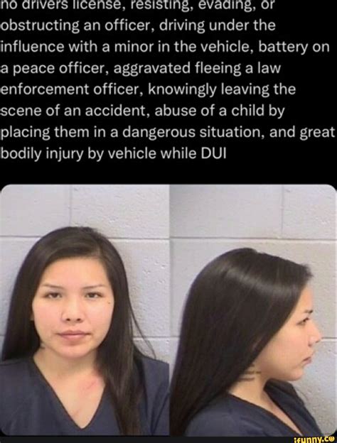 No arivers liCense, resisting, evading, Or obstructing an officer ...