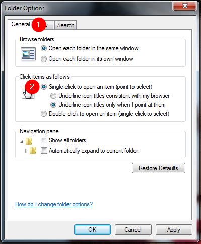 Image result for Mouse Opens File On Single Click
