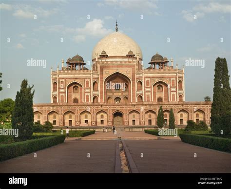 Humayuns Tomb Delhi India. Mausoleum of second Mughal Emperor built by his widow Jaji Begam ...