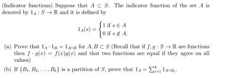 Image result for Indicator Function Properties