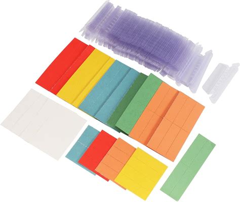 tassieroon 120 Sets File Document Tabs 2 Inch Hanging Folder Tabs and ...