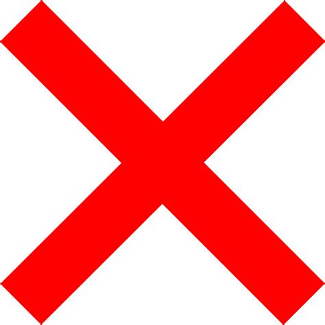 File:Red X.svg - Wikimedia Commons