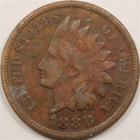 1888 INDIAN HEAD CENTS