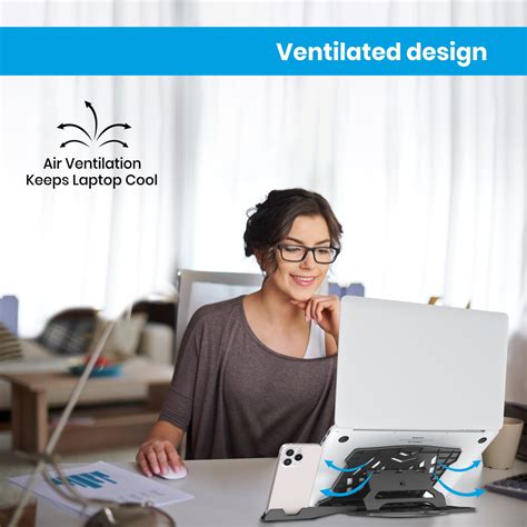 Buy Portronics My Buddy Hexa 22: Adjustable Laptop Stand