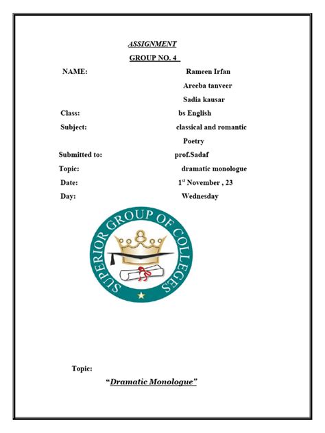 Image result for Features of Dramatic Monologue