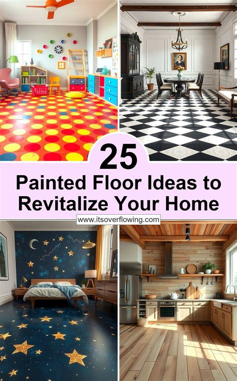 25 Painted Floor Ideas to Revitalize Your Home