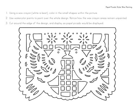 Printable Pattern Papel Picado Template