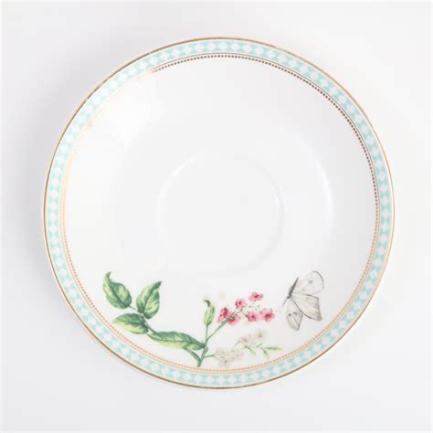 Buy Hoovu Bone China Printed Cup and Saucer - 210ml from Home Centre at ...