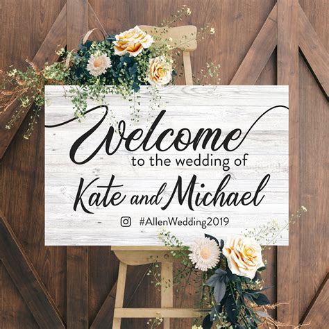 Wedding Welcome Sign Ideas - Jenny Printable
