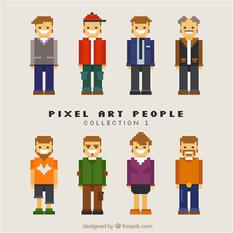 Pixel character png Images - Free Download on Freepik