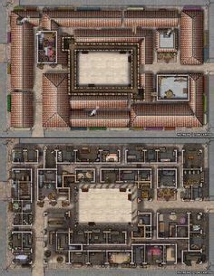 280 RPG Maps / Plans ideas | fantasy map, fantasy city, dungeon maps