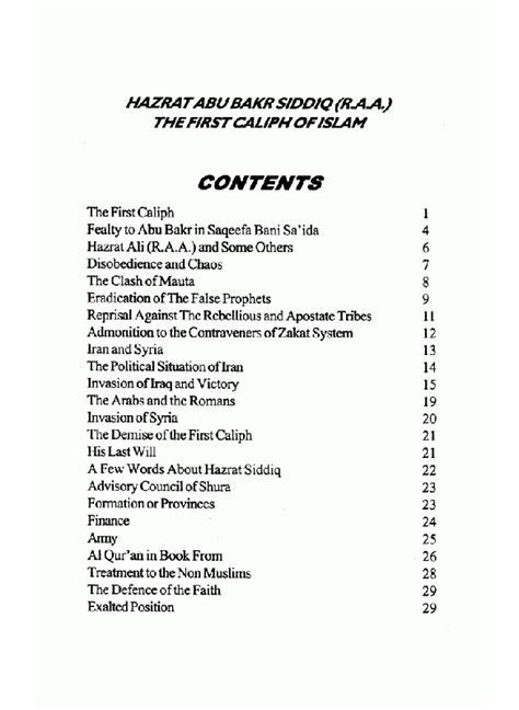 Hazrat Abu bakr Siddiq – (English) | Books | islamicshop