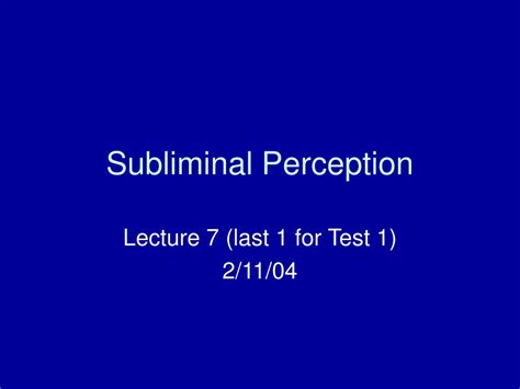 Image result for Subliminal Perception Examples